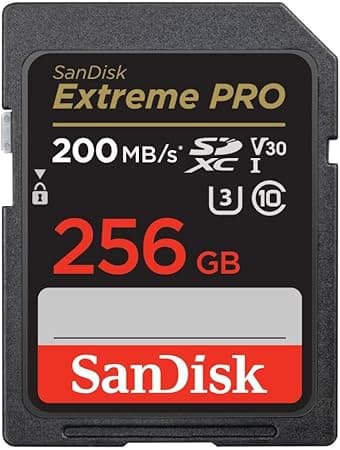 SanDisk 256GB Extreme PRO SDXC UHS-I Memory Card - C10, U3, V30, 4K UHD, SD Card - SDSDXXD-256G-GN4IN